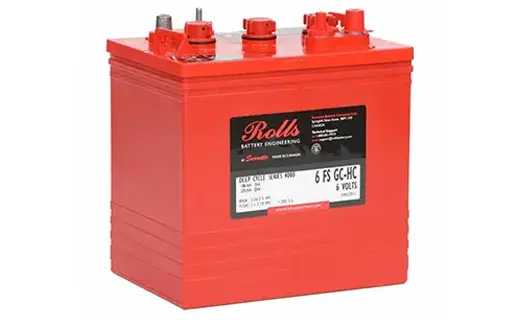 Batería de 6 voltios Rolls 6FS GC-HC