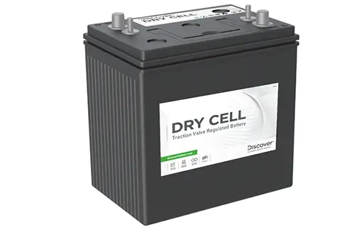 Batería de larga duración seca 6 Voltios 220 Ah Discover EVGC6A-A