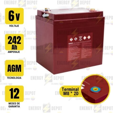 BATERIA DE CICLO PROFUNDO <BR>REF. E-125 AGM