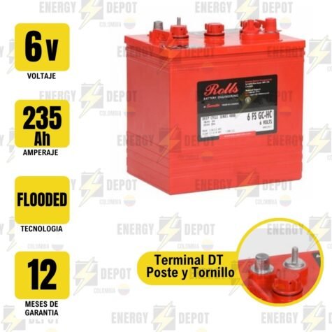 BATERIA DE CICLO PROFUNDO <BR>6 FS GC - HC